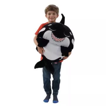 Happy Nappers: 2 in 1 sacco a pelo e cuscino - squalo Ozzy, 168 cm - .immagine