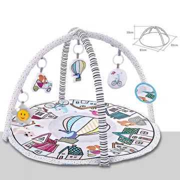 Zenélő játszószőnyeg 5 db függővel - 85 cm - . kép