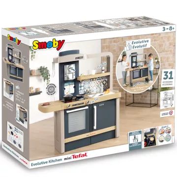 Smoby: Tefal Evolution interaktiv legekøkken - 31 dele - .billede