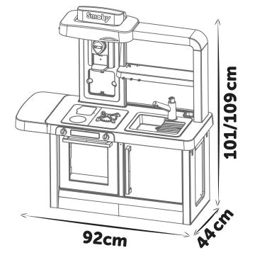 Smoby: Tefal Evolution interaktiv legekøkken - 31 dele - .billede