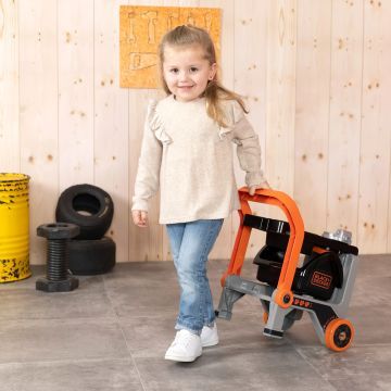 Smoby: Black & Decker 3 în 1 Devil Workmate bancă - 19 piese - .foto