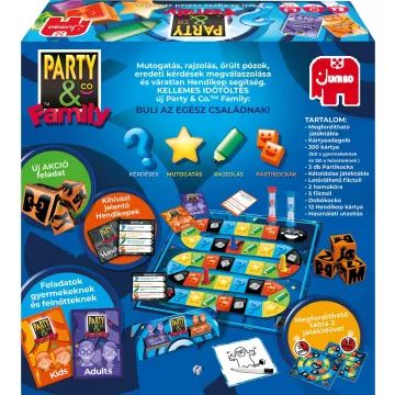 Jumbo: Jogo de Tabuleiro Party & Co Família - em húngaro - .Imagem