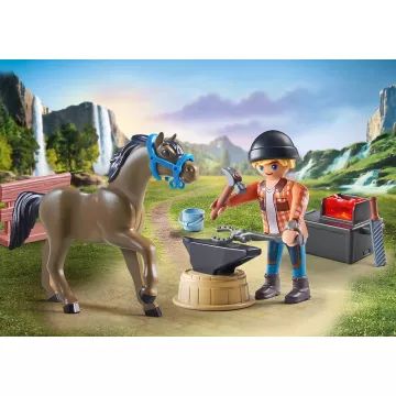 Playmobil: Ben, o ferreiro e Aquiles 71357 - .Imagem