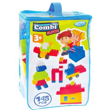 Combi Blocks: Műanyag építőkocka szett - 145 db-os