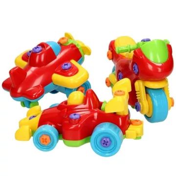 Playgo: Járműszerelő készlet csavarhúzóval - . kép