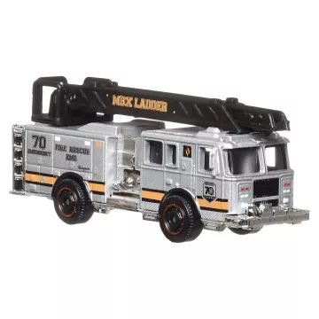 Matchbox Moving Parts: Seagrave Fire Truck kisautó - ezüst - . kép