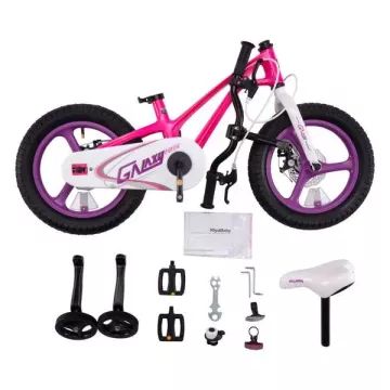 RoyalBaby-Chipmunk: Galaxy Fleet Plus magnéziumvázas gyermekkerékpár, 14-es - rózsaszín, ÉRTÉKCSÖKKENT - . kép