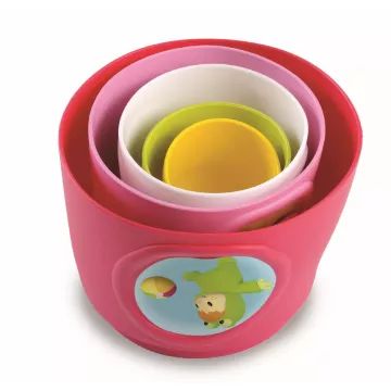 Smoby: Cotoons Happy Tower torņa būvniecības spēle - rozā - .attēls