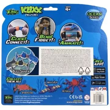 Klixx Creaturez seria marină - rechin, diferite - .foto