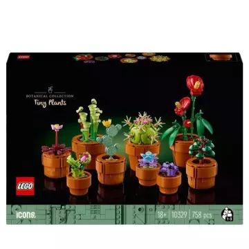 LEGO® Icons Apró cserepes növények építőkészlet felnőtteknek 10329 - CSOMAGOLÁSSÉRÜLT - . kép