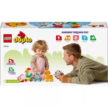 Jogo LEGO® DUPLO® Animais no Comboio 10412 - .Imagem