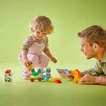 Joc LEGO® DUPLO® Animale în tren 10412 - .foto