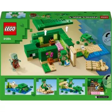 Lego® Minecraft®:A tengerparti teknősház 21254 – minecraft játékok - . kép