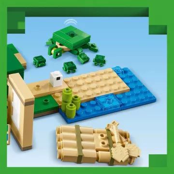 Lego® Minecraft®:A tengerparti teknősház 21254 – minecraft játékok - . kép