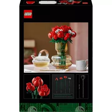 LEGO® Icons Bukiet Róż 10328 – prezenty na rocznicę ślubu - .zdjęcie 