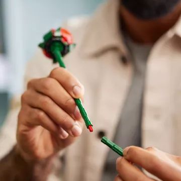 LEGO® Icons Bukiet Róż 10328 – prezenty na rocznicę ślubu - .zdjęcie 