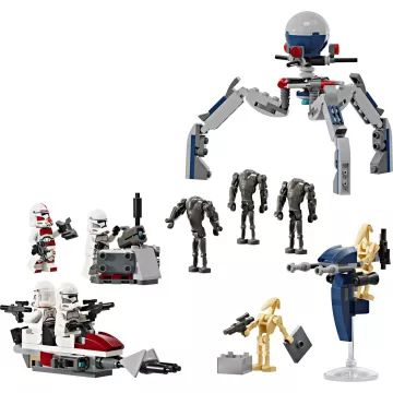 LEGO® Star Wars :Pachet de luptă Clone Trooper și droid de luptă 75372 - .foto