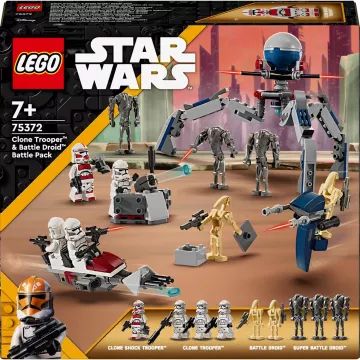 LEGO® Star Wars :Pachet de luptă Clone Trooper și droid de luptă 75372 - .foto