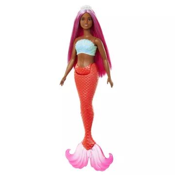 Barbie Dreamtopia: Színes hajú sellő baba - többféle - . kép