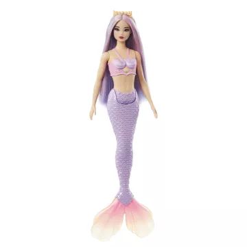 Barbie Dreamtopia: Színes hajú sellő baba - többféle - . kép