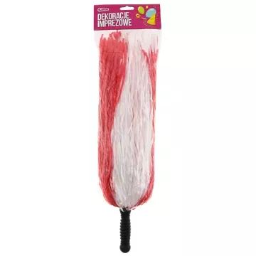 Pom-pom - piros-fehér - . kép