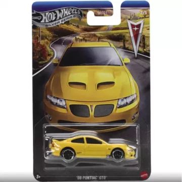Hot Wheels: Série Prata Pontiac miniatura 1:64 – vários modelos - .Imagem