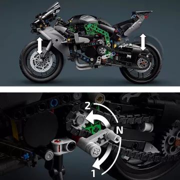 LEGO® Technic Kawasaki Ninja H2R Motocykl 42170 - .zdjęcie 