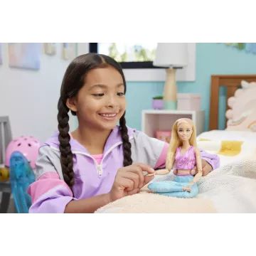Barbie: Bambola yoga snodata - bionda - .immagine