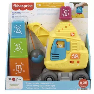 Fisher-Price: Učiaci sa búrací bager - v maďarčine - .Obrázok