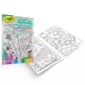 Crayola: Livro de colorir com adesivos de palavras amáveis - .Imagem