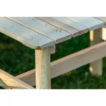 Set mobilier de grădină pentru copii - lemn - .foto