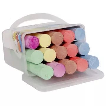 Sun Fun: Cretă de asfalt în găleată - 15 buc - .foto