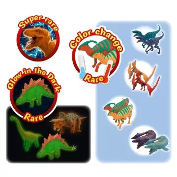 Rozciągliwa figura zwierzęcia niespodzianka - Dinozaury - .zdjęcie 