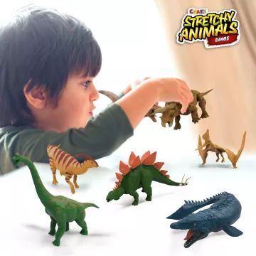 Pārsteiguma stiepjamā dzīvnieka figūra – Dinozauri - .attēls