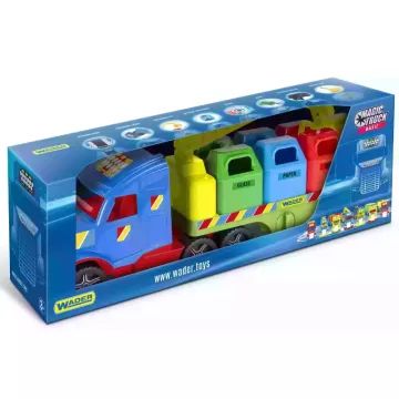 Wader: Magic Truck Basic nákladní auto pro tříděný sběr - 79 cm - .obrázek