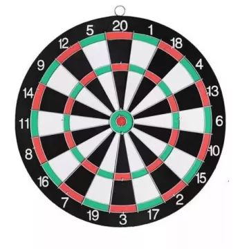 Kétoldalas darts tábla - 38 cm, 6 db nyíllal - . kép