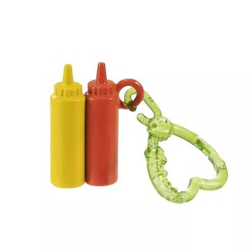 Barbie Chelsea Club: Szőke hajú baba hamburger jelmezben kutya figurával - . kép