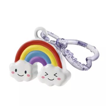 Barbie Chelsea Club: Barna hajú baba szivárvány jelmezben cica figurával - . kép