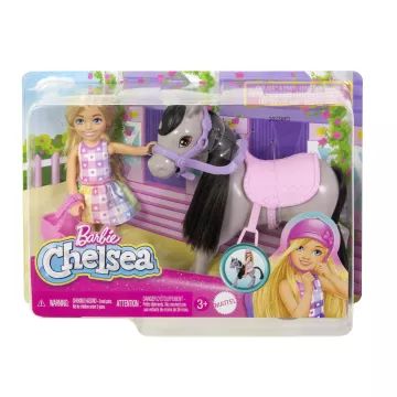 Barbie: Chelsea baba és pónija játékszett - . kép