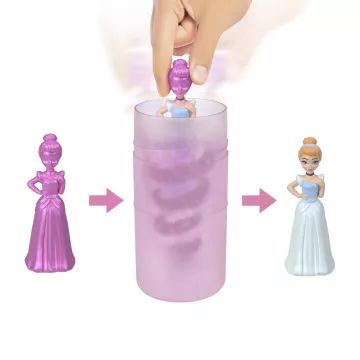 Disney hercegnők: Color Reveal meglepetés mini baba - Királyi parti - . kép