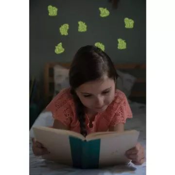 Sötétben világító unikornisok falmatrica - 12 db - . kép