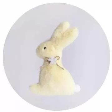 Plišast okrasni zajček - 11 cm, različni - .slika