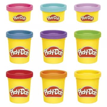 Play-Doh: Цветна пластилинова комплектa – 9 части, различни видове - . изображение