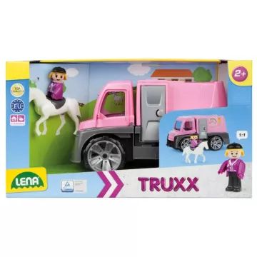 Lena: Truxx set cu mașină și figurine de cal - 29 cm - .foto