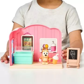 Bluey: Set da gioco gelateria mini con figura di Bingo - .immagine