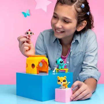 Littlest Pet Shop: Figuren Set, serie 1 - 3 stuks - Jungle - .afbeelding