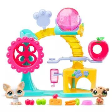Littlest Pet Shop: žaidimų rinkinys „Mókagyár“ su 2 figūrėlėmis, 1 serija - .vaizdas