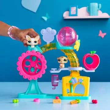 Littlest Pet Shop: žaidimų rinkinys „Mókagyár“ su 2 figūrėlėmis, 1 serija - .vaizdas