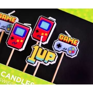 Game on gamer gyertya szett - 5 db-os - . kép