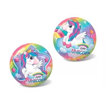Unikornis mintájú labda - 14 cm - . kép